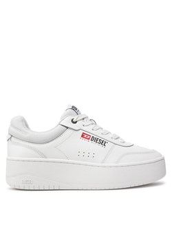 Diesel Sneakersy S-Athene-Retro Y03405P6952 Biały ze sklepu MODIVO w kategorii Buty sportowe damskie - zdjęcie 181192687