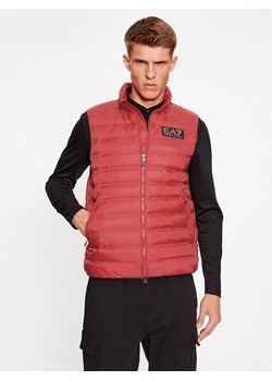 EA7 Emporio Armani Kamizelka 6RPQ02 PN5ZZ 1462 Czerwony Regular Fit ze sklepu MODIVO w kategorii Kamizelki męskie - zdjęcie 181192759