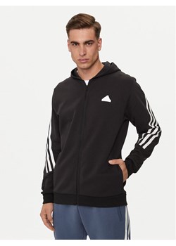 adidas Bluza Future Icons 3-Stripes IR9159 Czarny Regular Fit ze sklepu MODIVO w kategorii Bluzy męskie - zdjęcie 181192819