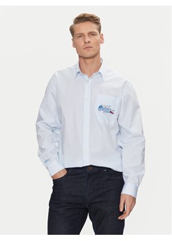 Lacoste Koszula CH4548 Błękitny Relaxed Fit ze sklepu MODIVO w kategorii Koszule męskie - zdjęcie 181192968