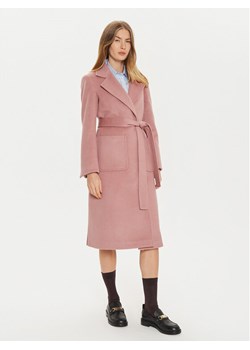 MAX&Co. Płaszcz wełniany 2426016134200 Różowy Regular Fit ze sklepu MODIVO w kategorii Płaszcze damskie - zdjęcie 181193007