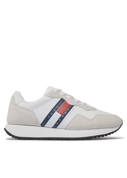 Tommy Jeans Sneakersy Tjm Modern Runner EM0EM01316 Biały ze sklepu MODIVO w kategorii Buty sportowe męskie - zdjęcie 181193058