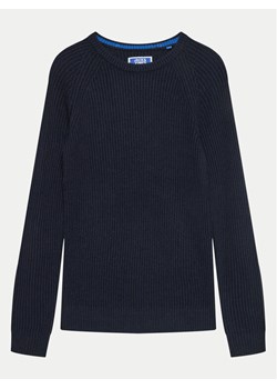 Jack&Jones Junior Sweter 12258886 Granatowy Relaxed Fit ze sklepu MODIVO w kategorii Swetry chłopięce - zdjęcie 181193116