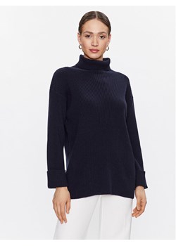 Fabiana Filippi Golf MAD222W039 Granatowy Regular Fit ze sklepu MODIVO w kategorii Swetry damskie - zdjęcie 181193179