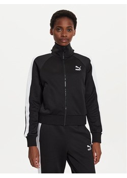 Puma Bluza Iconic T7 627994 Czarny Regular Fit ze sklepu MODIVO w kategorii Bluzy damskie - zdjęcie 181193205