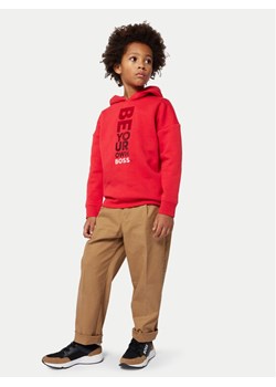 Boss Bluza J51199 S Czerwony Regular Fit ze sklepu MODIVO w kategorii Bluzy chłopięce - zdjęcie 181193218