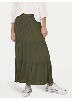 ONLY Spódnica maxi Mikka 15324808 Zielony Regular Fit ze sklepu MODIVO w kategorii Spódnice - zdjęcie 181193265