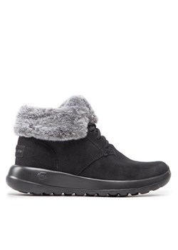 Skechers Botki On The Go Joy 144042/BKGY Czarny ze sklepu MODIVO w kategorii Botki - zdjęcie 181193318