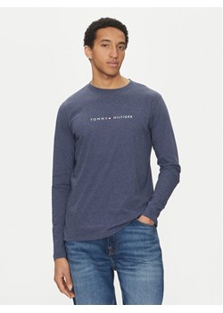 Tommy Hilfiger Longsleeve UM0UM03531 Granatowy Regular Fit ze sklepu MODIVO w kategorii T-shirty męskie - zdjęcie 181193408