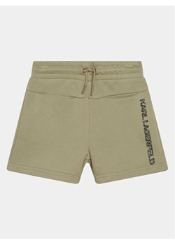 Karl Lagerfeld Kids Szorty sportowe Z30025 D Zielony Regular Fit - id: 0000303643324 - marki Karl Lagerfeld - 181193456 Karl Lagerfeld Kids Szorty sportowe Z30025 D Zielony Regular Fit ze sklepu MODIVO w kategorii Spodenki chłopięce - zdjęcie 181193456