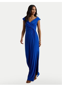 LAUREN RALPH LAUREN Sukienka wieczorowa 253863940021 Niebieski Slim Fit ze sklepu MODIVO w kategorii Sukienki - zdjęcie 181193568