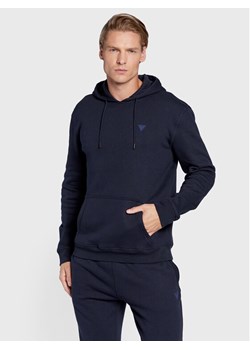 Guess Bluza Z2YQ29 K9V31 Granatowy Regular Fit ze sklepu MODIVO w kategorii Bluzy męskie - zdjęcie 181193619
