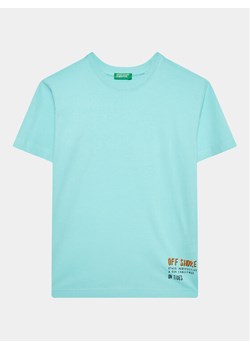 United Colors Of Benetton T-Shirt 3096C10BL Niebieski Regular Fit ze sklepu MODIVO w kategorii T-shirty chłopięce - zdjęcie 181193679