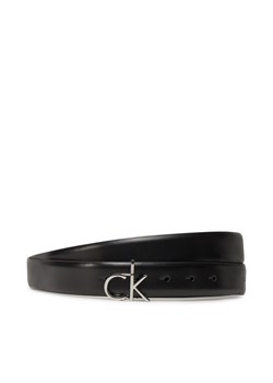Calvin Klein Pasek Damski Ck Buckle Belt 3.0_Smooth K60K613156 Czarny ze sklepu MODIVO w kategorii Paski damskie - zdjęcie 181193729