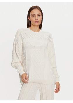 adidas Bluza JN8318 Écru Regular Fit ze sklepu MODIVO w kategorii Bluzy damskie - zdjęcie 181193748