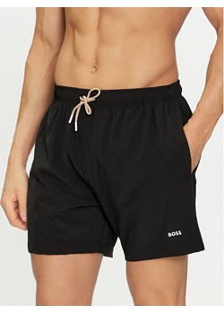 Boss Szorty kąpielowe Tio 50491601 Czarny Regular Fit ze sklepu MODIVO w kategorii Kąpielówki - zdjęcie 181193755