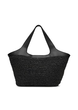 TOUS Torebka Lirio Rafia 2002205251 Czarny ze sklepu MODIVO w kategorii Torby Shopper bag - zdjęcie 181193837