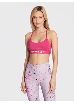 Reebok Biustonosz top Workout Ready Basic HI6889 Różowy ze sklepu MODIVO w kategorii Biustonosze - zdjęcie 181193925