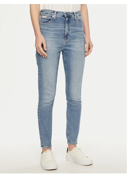 Calvin Klein Jeans Jeansy J20J224486 Błękitny Super Skinny Fit ze sklepu MODIVO w kategorii Jeansy damskie - zdjęcie 181193978