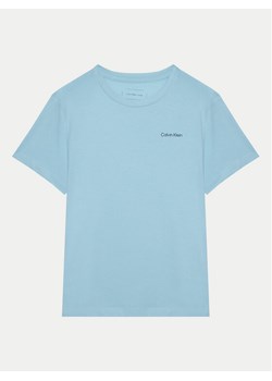 Calvin Klein Jeans T-Shirt IU0IU00683 Błękitny Regular Fit ze sklepu MODIVO w kategorii T-shirty chłopięce - zdjęcie 181193996