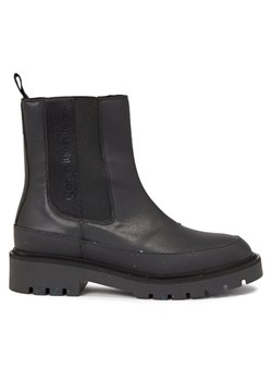 Calvin Klein Jeans Sztyblety Combat Mid Chelsea Wn YW0YW01254 Czarny - id: 0000303067014 - marki Calvin Klein - 181194065 Calvin Klein Jeans Sztyblety Combat Mid Chelsea Wn YW0YW01254 Czarny ze sklepu MODIVO w kategorii Botki - zdjęcie 181194065