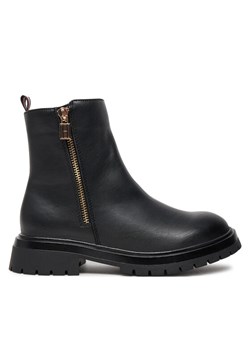 Tommy Hilfiger Botki Chelsea Boot T3A5-33566-1351 S Czarny ze sklepu MODIVO w kategorii Buty zimowe dziecięce - zdjęcie 181194135