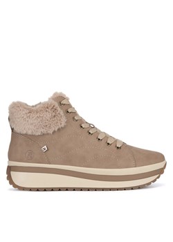 Rieker Revolution Lifestyle Botki W0961-20 Beżowy ze sklepu MODIVO w kategorii Botki - zdjęcie 181194138