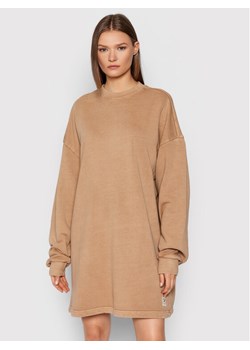 Reebok Sukienka dzianinowa Classics Natural Dye H11200 Brązowy Oversize ze sklepu MODIVO w kategorii Sukienki - zdjęcie 181194139