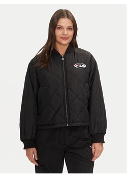 Fila Kurtka bomber Lunde FAW0896 Czarny Loose Fit ze sklepu MODIVO w kategorii Kurtki damskie - zdjęcie 181194149