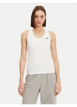 Lacoste Top TF4874 Biały Slim Fit ze sklepu MODIVO w kategorii Bluzki damskie - zdjęcie 181194168