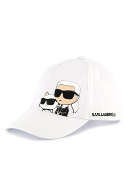 KARL LAGERFELD Czapka z daszkiem Z30393 Biały ze sklepu MODIVO w kategorii Czapki dziecięce - zdjęcie 181194219