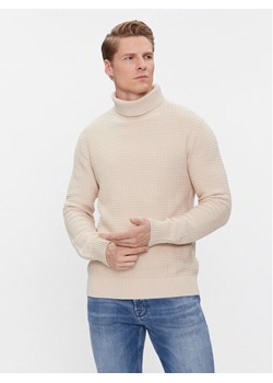 Selected Homme Golf 16091739 Beżowy Regular Fit - id: 0000303143367 - marki Selected Homme - 181194238 Selected Homme Golf 16091739 Beżowy Regular Fit ze sklepu MODIVO w kategorii Swetry męskie - zdjęcie 181194238