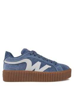 Weekend Max Mara Sneakersy 2515761094600 Niebieski ze sklepu MODIVO w kategorii Buty sportowe damskie - zdjęcie 181194338