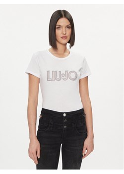Liu Jo T-Shirt WA4051 JS923 Biały Regular Fit ze sklepu MODIVO w kategorii Bluzki damskie - zdjęcie 181194477
