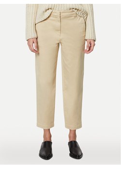 Marc O'Polo Chinosy 402 0018 10087 Beżowy Tapered Fit ze sklepu MODIVO w kategorii Spodnie damskie - zdjęcie 181194658