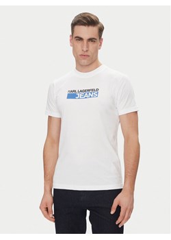 KARL LAGERFELD T-Shirt A2M17074 Biały Regular Fit ze sklepu MODIVO w kategorii T-shirty męskie - zdjęcie 181194718