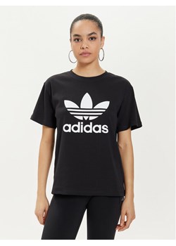 adidas T-Shirt Trefoil IR9533 Czarny Regular Fit - id: 0000303494018 - marki adidas - 181194726 adidas T-Shirt Trefoil IR9533 Czarny Regular Fit ze sklepu MODIVO w kategorii Bluzki damskie - zdjęcie 181194726