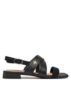 Tommy Hilfiger Sandały FW0FW08507 Czarny ze sklepu MODIVO w kategorii Sandały damskie - zdjęcie 181194956