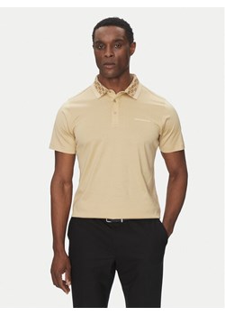 KARL LAGERFELD Polo 745001 552200 Beżowy Slim Fit - id: 0000305124111 - marki Karl Lagerfeld - 181195046 KARL LAGERFELD Polo 745001 552200 Beżowy Slim Fit ze sklepu MODIVO w kategorii T-shirty męskie - zdjęcie 181195046