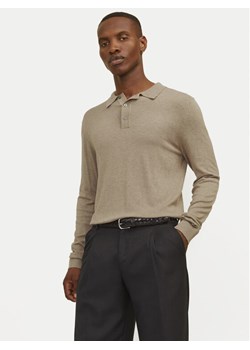 Jack&Jones Polo William 12259650 Beżowy Regular Fit - id: 0000304516290 - marki Jack & Jones - 181195065 Jack&Jones Polo William 12259650 Beżowy Regular Fit ze sklepu MODIVO w kategorii T-shirty męskie - zdjęcie 181195065