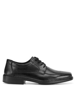 Rieker Półbuty B0812-00 Czarny ze sklepu MODIVO w kategorii Buty eleganckie męskie - zdjęcie 181195095