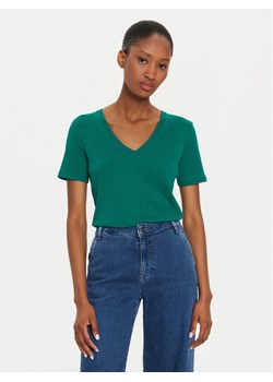 United Colors Of Benetton T-Shirt 3GA2E4230 Zielony Regular Fit ze sklepu MODIVO w kategorii Bluzki damskie - zdjęcie 181195129