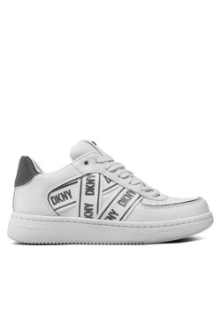 DKNY Sneakersy Olicia K4205683 Biały ze sklepu MODIVO w kategorii Buty sportowe damskie - zdjęcie 181195258