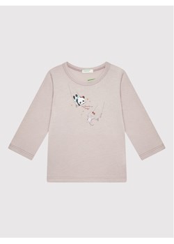 United Colors Of Benetton Bluzka 3ATNA1018 Beżowy Regular Fit ze sklepu MODIVO w kategorii Bluzki dziewczęce - zdjęcie 181195307
