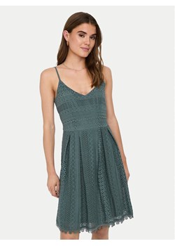 ONLY Sukienka letnia Helena 15204799 Khaki Regular Fit ze sklepu MODIVO w kategorii Sukienki - zdjęcie 181195317