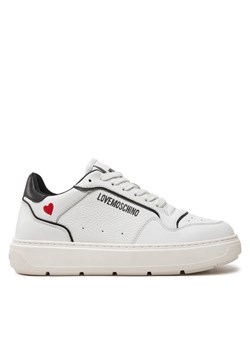 LOVE MOSCHINO Sneakersy JA15144G1LJC110A Biały - id: 0000304541933 - marki Love Moschino - 181195436 LOVE MOSCHINO Sneakersy JA15144G1LJC110A Biały ze sklepu MODIVO w kategorii Buty sportowe damskie - zdjęcie 181195436