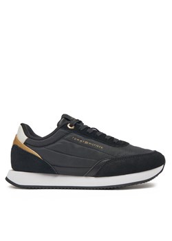 Tommy Hilfiger Sneakersy Essential Runner FW0FW08332 Czarny ze sklepu MODIVO w kategorii Buty sportowe damskie - zdjęcie 181195459