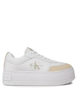 Calvin Klein Jeans Sneakersy YW0YW01433 Biały ze sklepu MODIVO w kategorii Trampki damskie - zdjęcie 181195479
