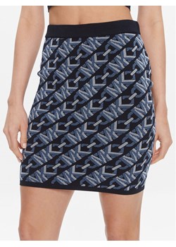 MICHAEL Michael Kors Spódnica mini MR470BM9Z6 Granatowy Slim Fit ze sklepu MODIVO w kategorii Spódnice - zdjęcie 181195496