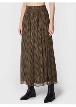Zadig&Voltaire Spódnica midi Jade WWSK00302 Brązowy Regular Fit ze sklepu MODIVO w kategorii Spódnice - zdjęcie 181195579